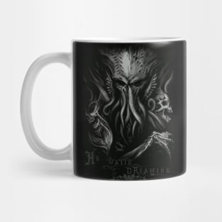 Cthulhu 'He waits dreaming' (H.P. Lovecraft) Mug